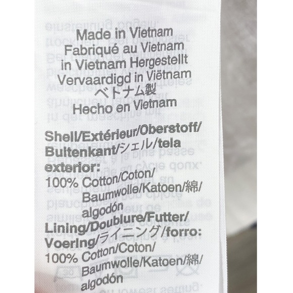 J Crew Womens‎ Gingham Cotton Dress 6 Navy Sleeveless Button Front A Line Fall - Picture 11 of 13